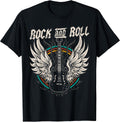 Rock and Roll Guitar Vintage Rock Music T-Shirt