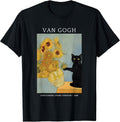 Van Gogh Sunflowers Cat Art