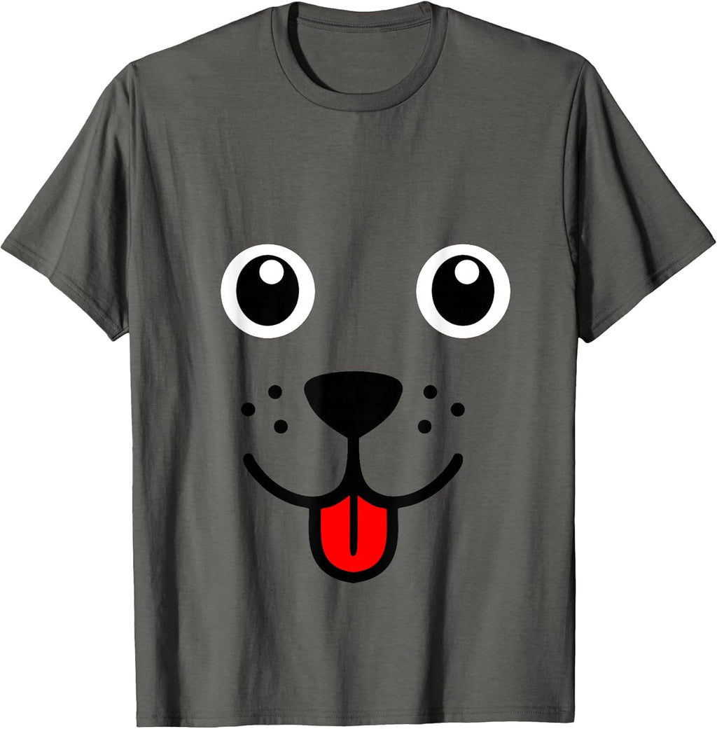 Funny Animal Puppy Dog Happy Emoticon Faces Shirts