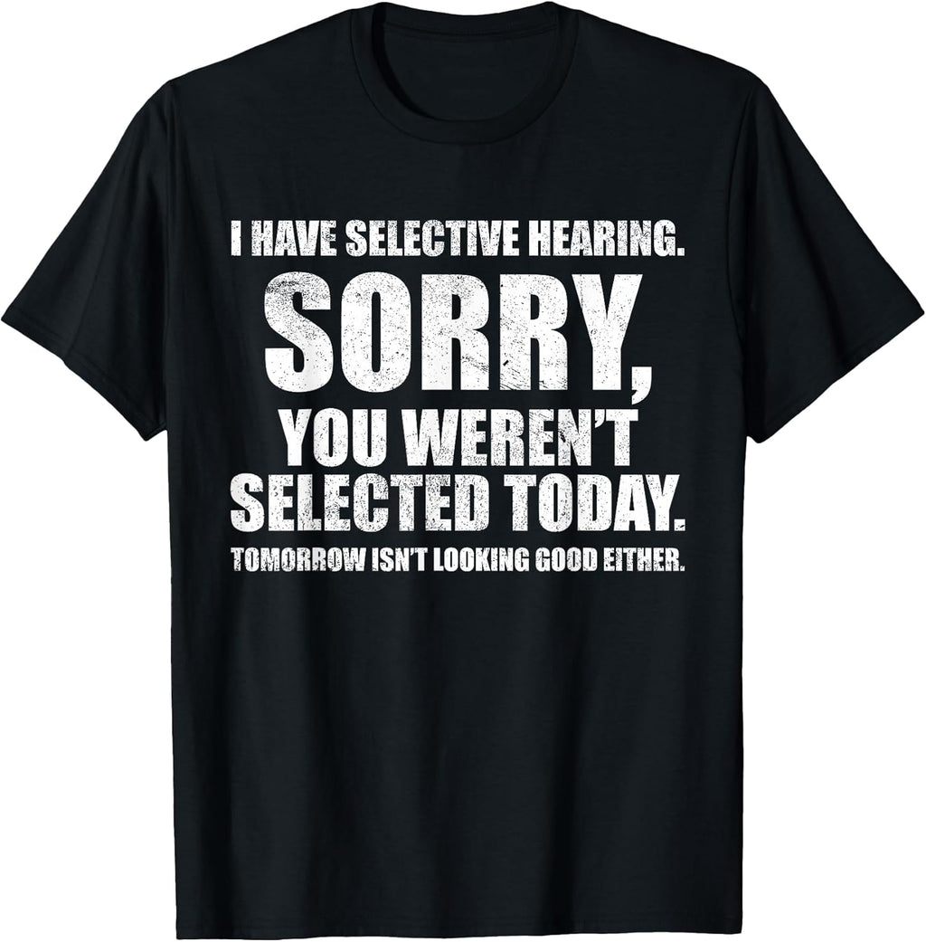 Unisex-Adult Humorous T-Shirt, Black, Small, Short Sleeve