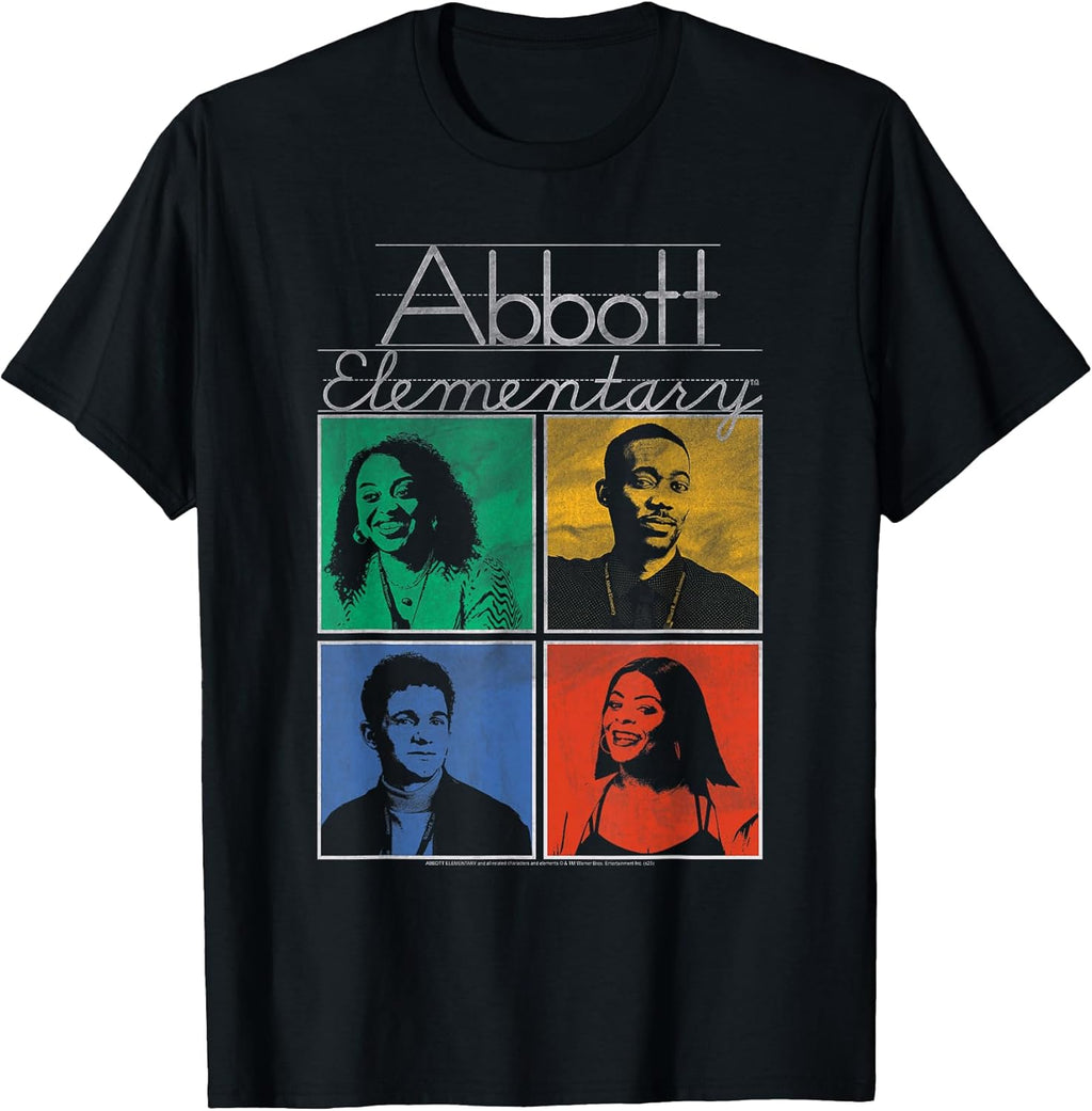 Colorful Pop Art Teachers Funny TV Show T-Shirt