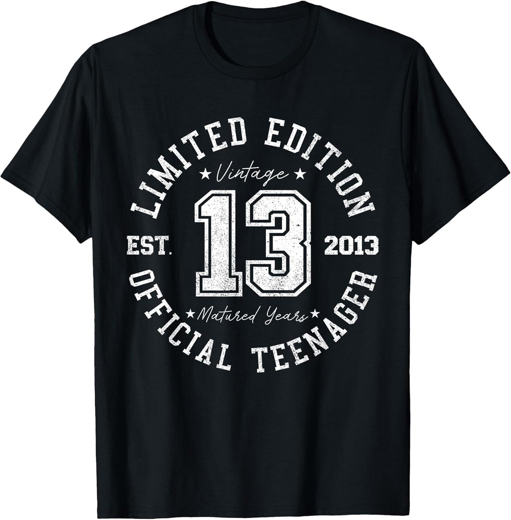 Official Teenager 13th Birthday 13 Years Old 2013 T-Shirt