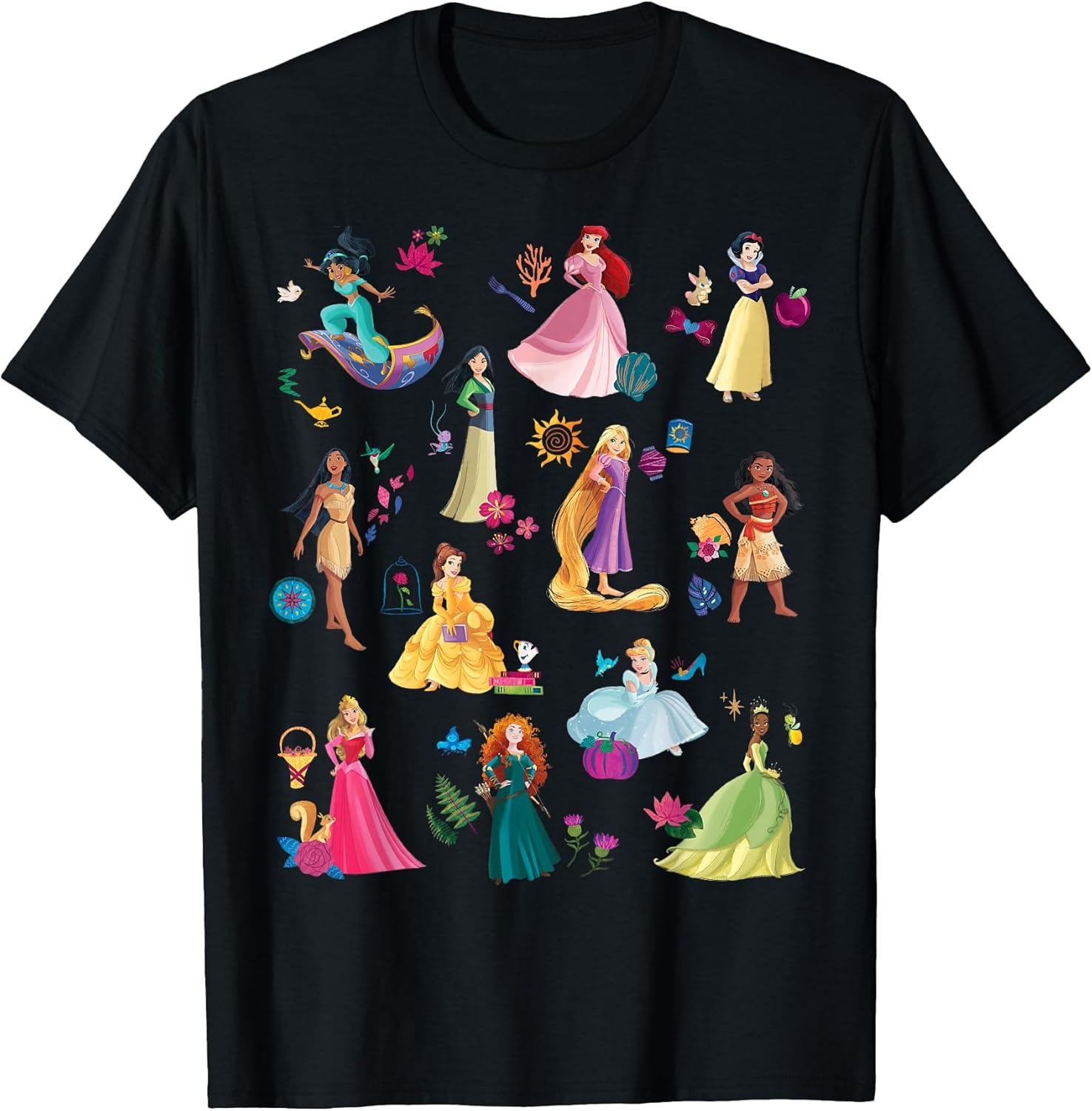 Princess Magical Print T-Shirt Small