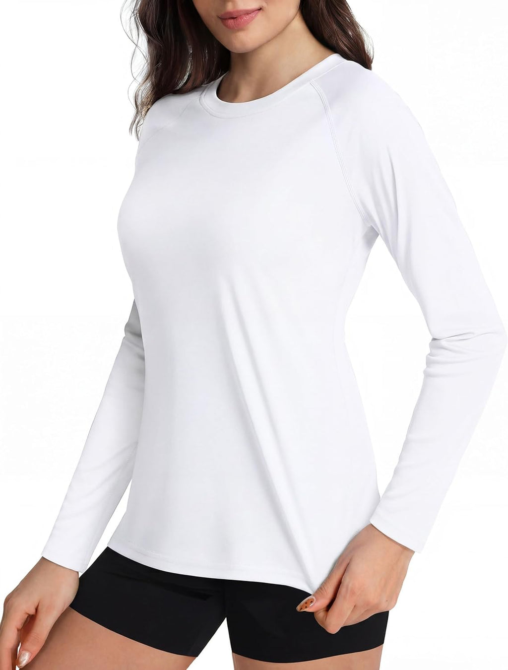 Women's Sun Shirts UPF 50+ UV Protection Rash Guard Long Sleeve Swim Shirts Quick Dry Lightweight Workout Tops