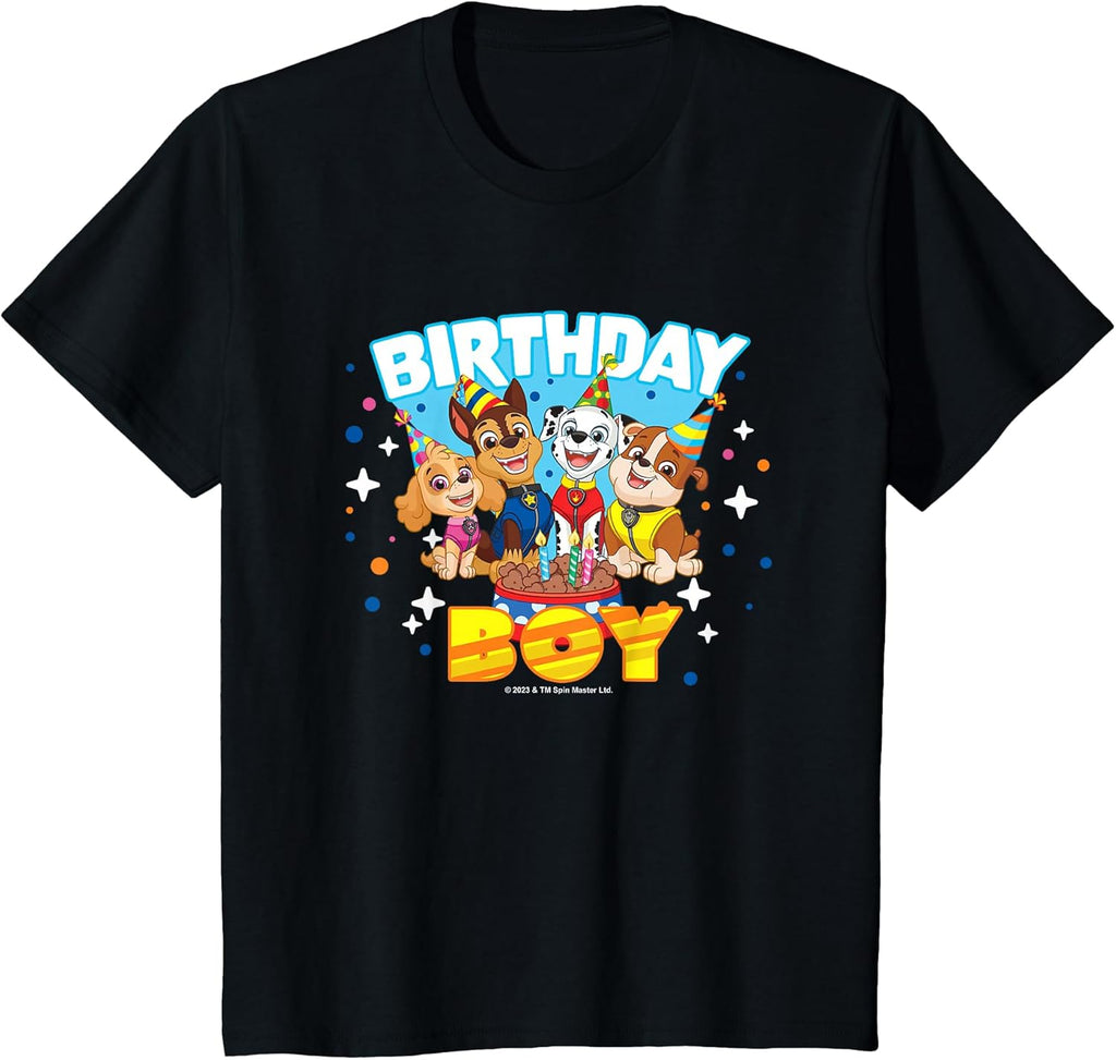 Kids PAW Patrol Birthday Boy Friendly Group Celebration T-Shirt