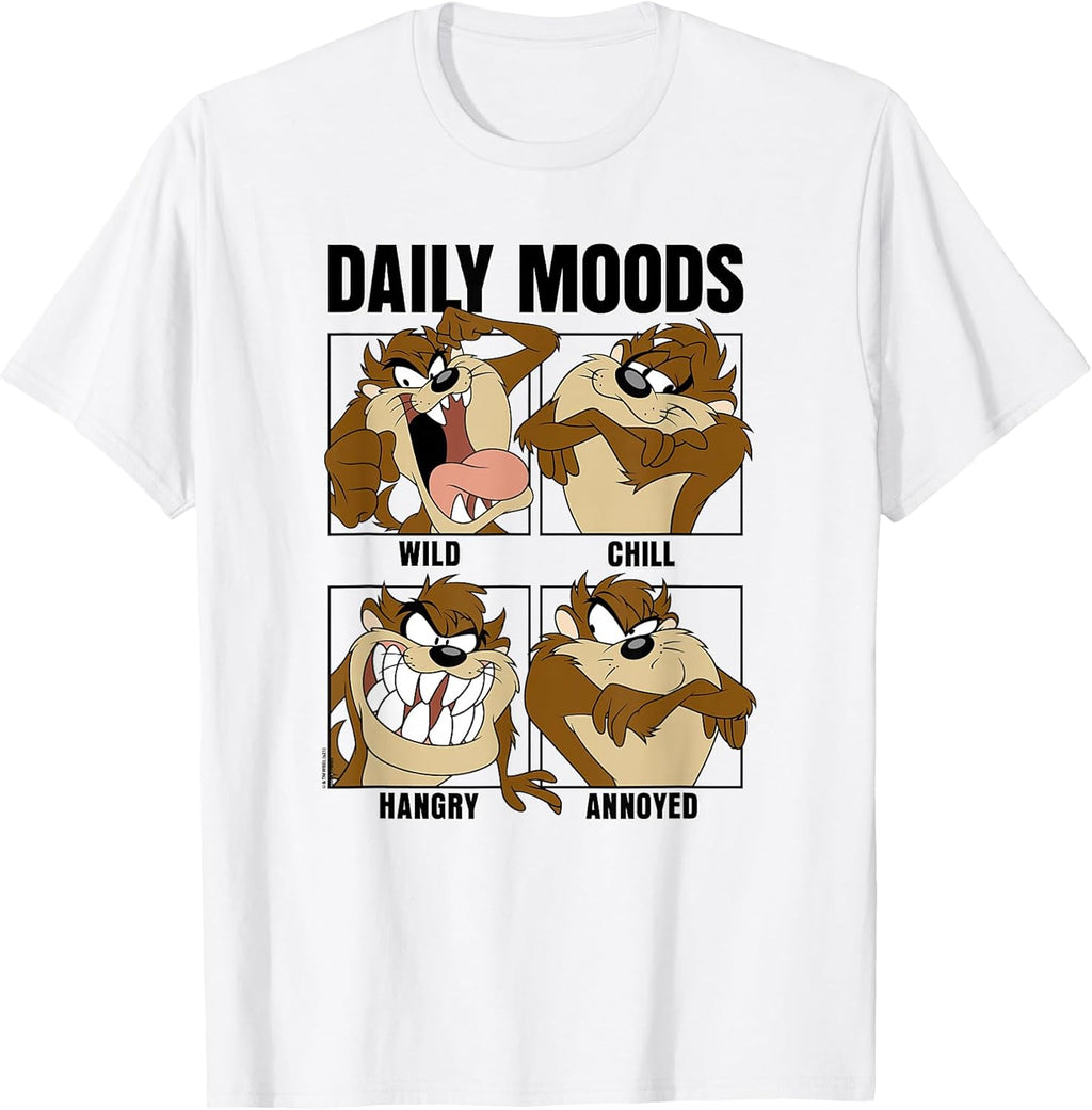 Tazmanian Devil Daily Moods Panels T-Shirt Small
