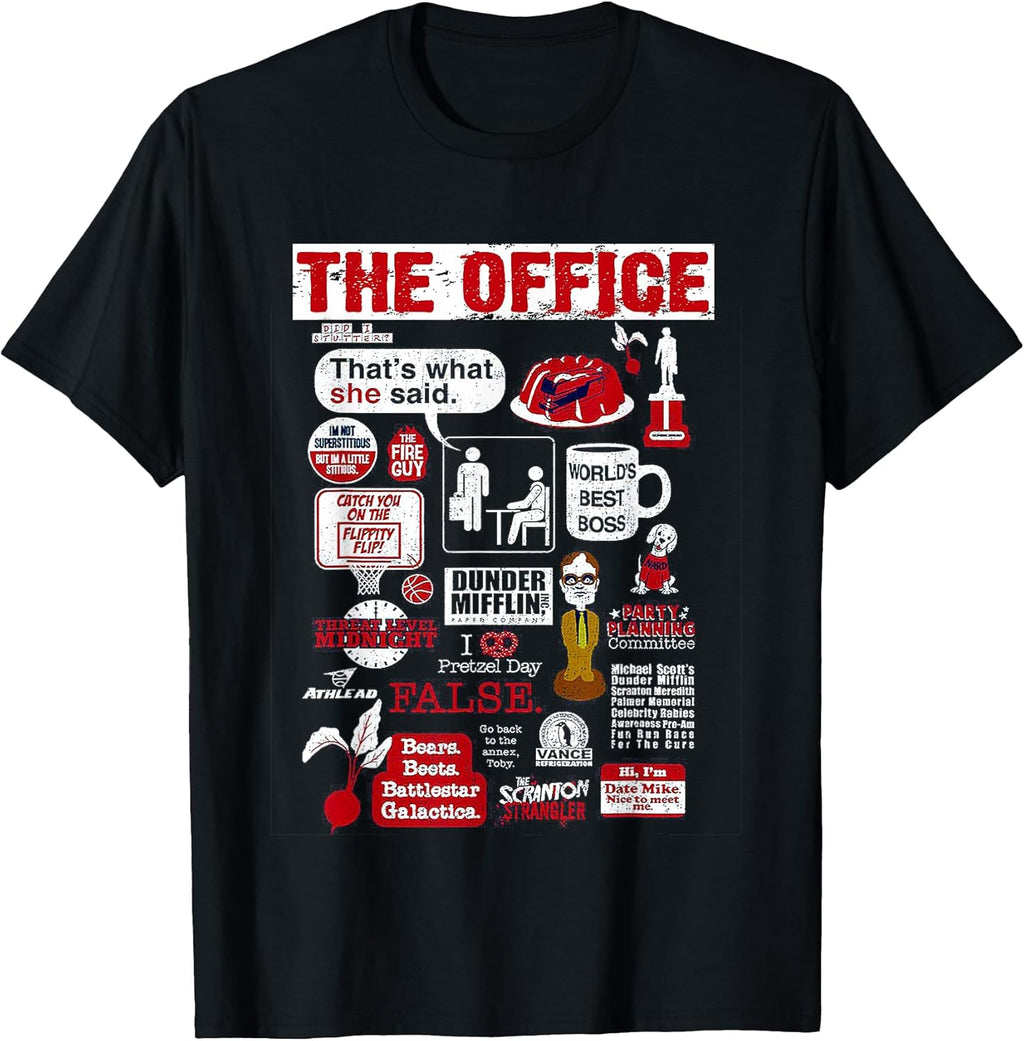 The Office Quote Mash-Up Vintage Funny T-Shirt