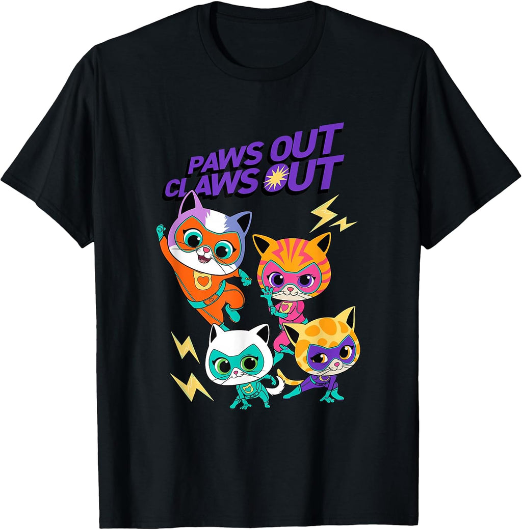 SuperKitties Paws Out Claws T-Shirt