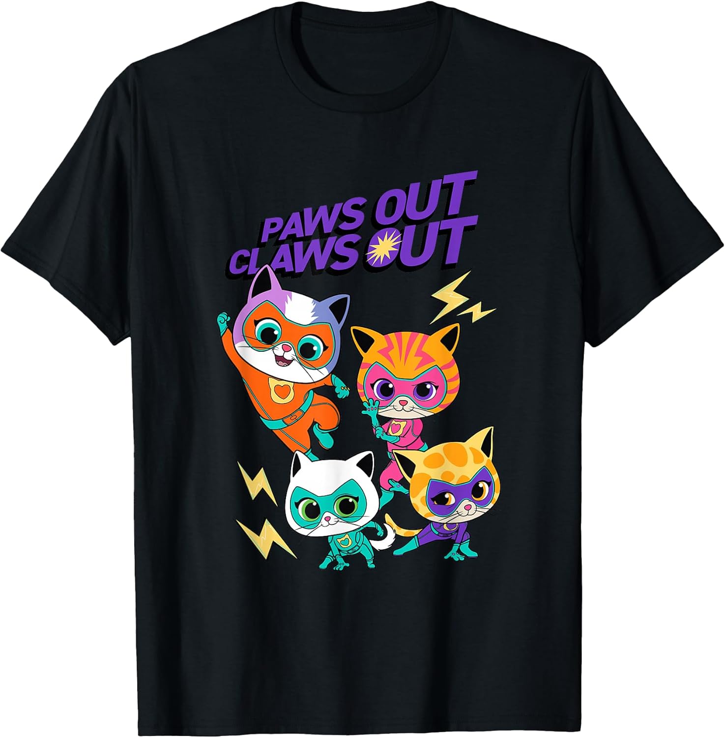 SuperKitties Paws Out Claws T-Shirt