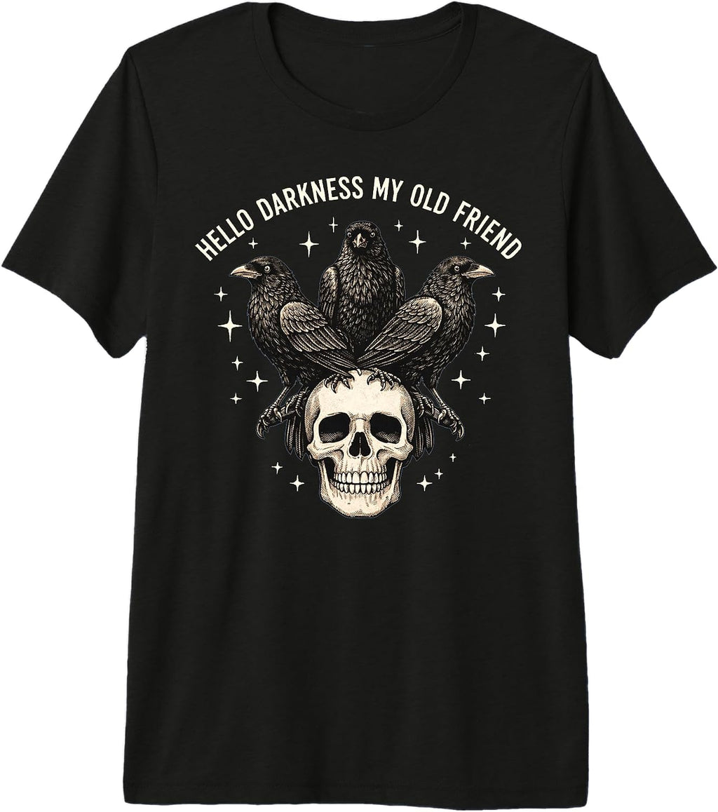 Vintage Raven Crow Dark Humor Gifts Men Women