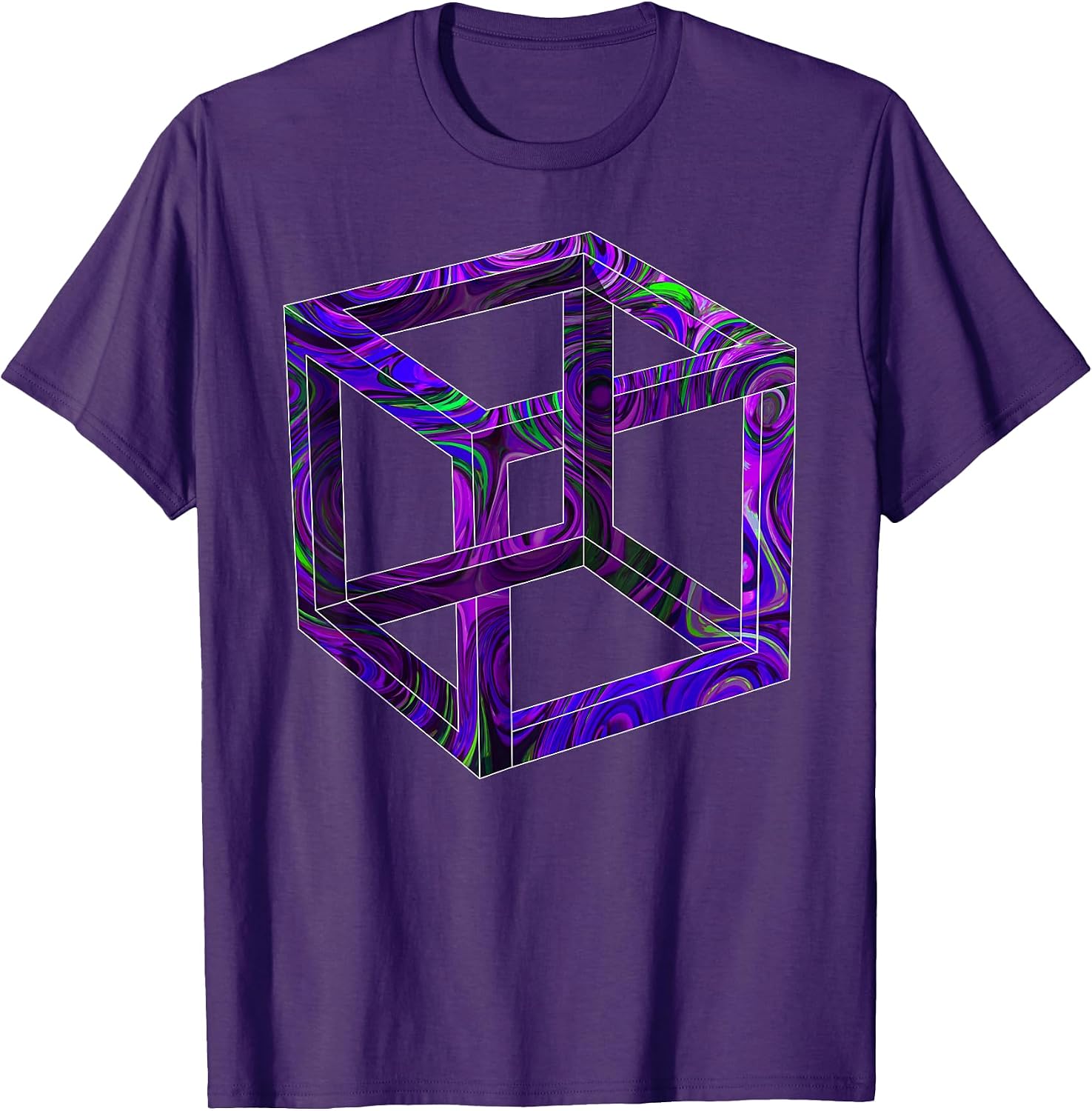 Modische Unmögliche Lattenkiste Op-Art Designs