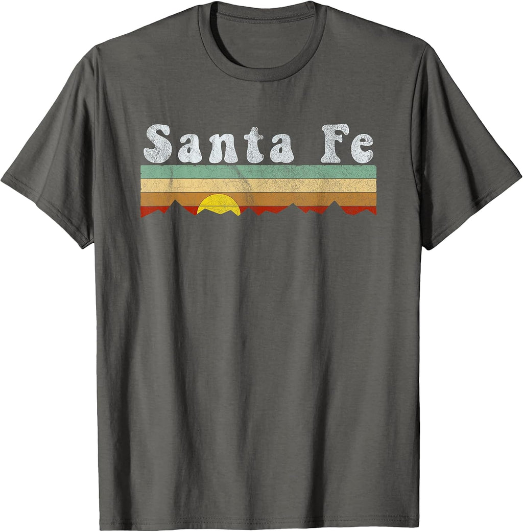 Vintage Santa Fe Retro T Shirts