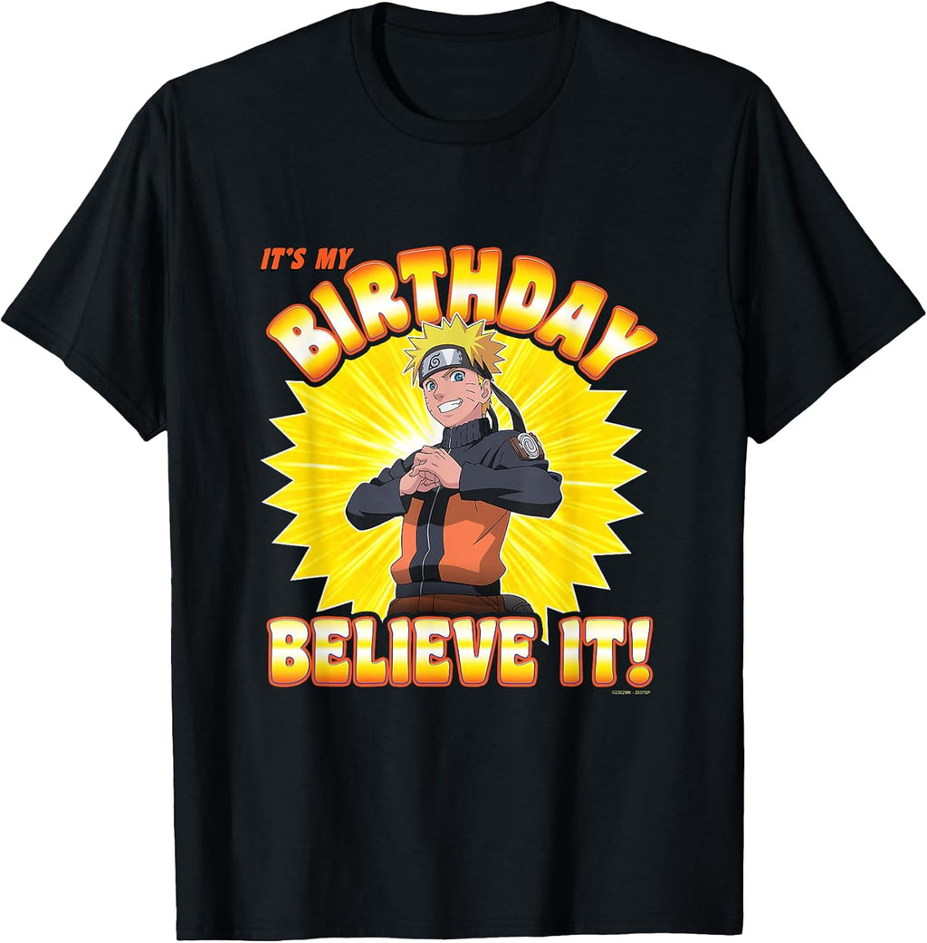 Shippuden Birthday Believe It Anime T-Shirt