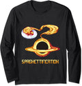 Pixel Art - Spaghettification Long Sleeve T-Shirt