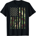 Patriotic USA Flag 4th of July Men Women Boy Girl Camouflage T-Shirt