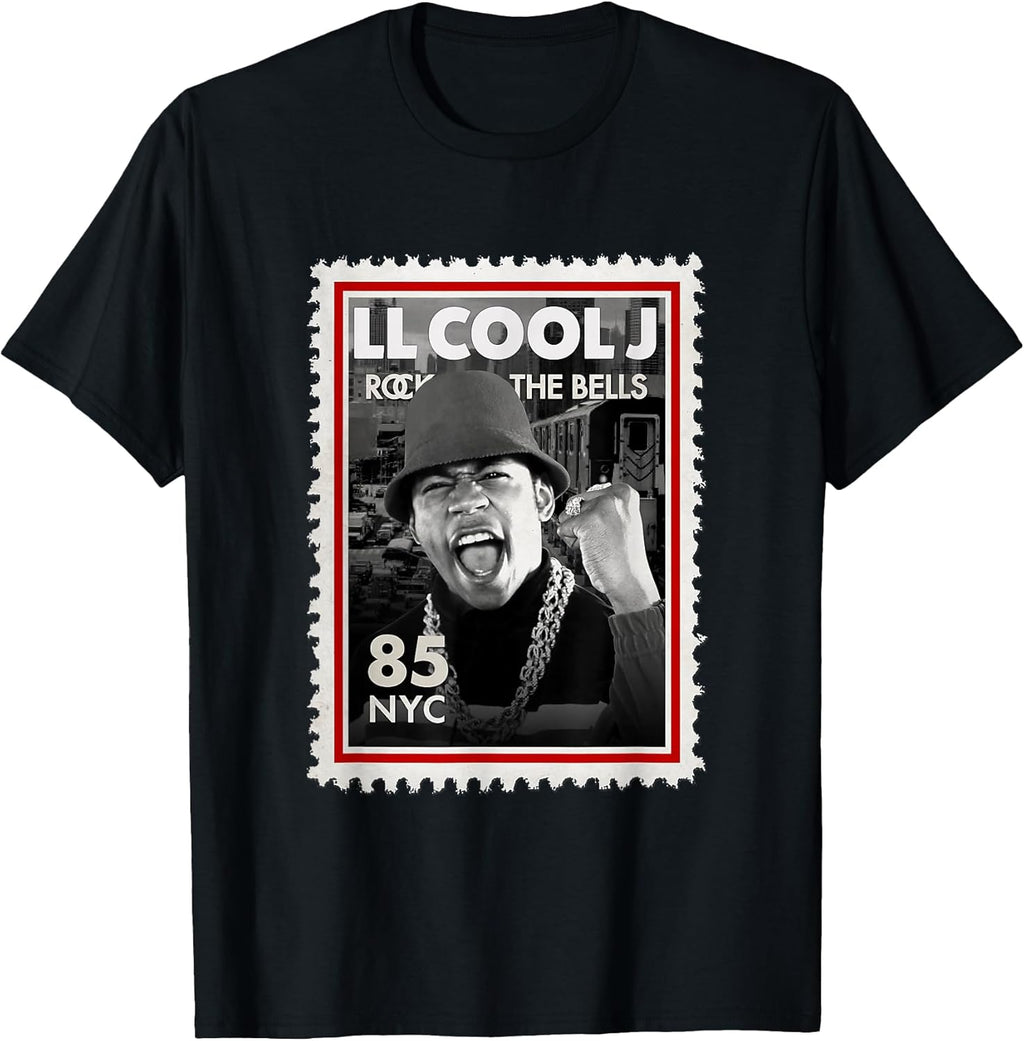 LL Cool J Rock The Bells NY 85 Stamp | 90's Vintage Legends T-Shirt
