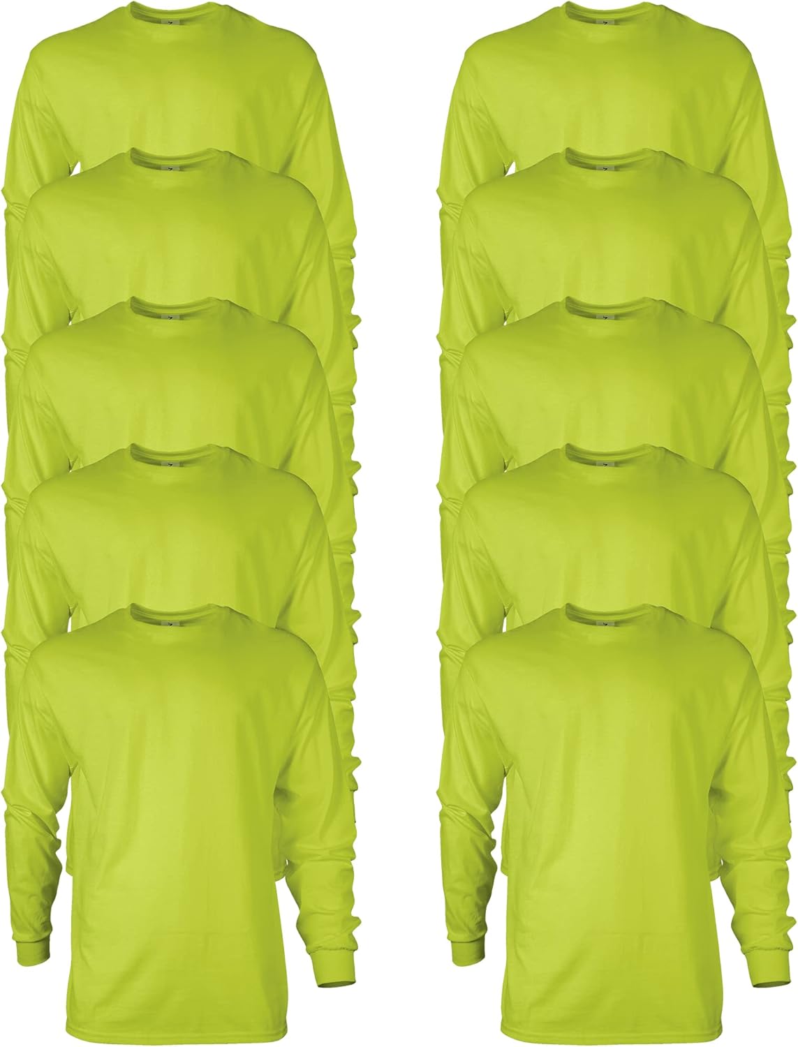 Adult Ultra Cotton Long Sleeve T-Shirt, Style G2400, Multipack