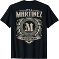 Proud MARTINEZ Name Family Vintage Tee