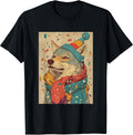 Coyote Birthday Confetti Retro Pop Art T-Shirt
