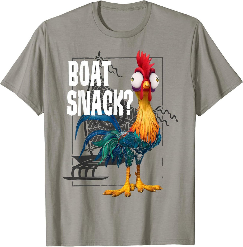 Moana HEI HEI Boat Snack Vintage Style Poster T-Shirt