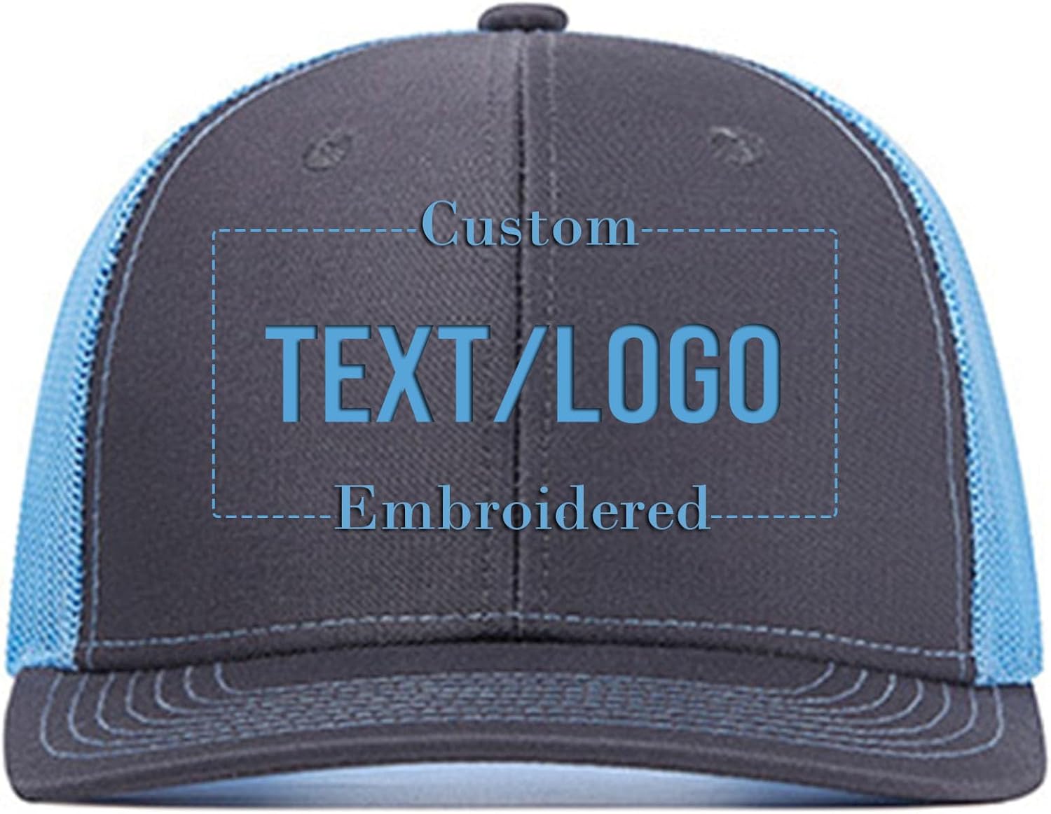 Custom Trucker Hat Add Your Own Text or Logo | Personalized Trucker Cap | Embroidered Baseball Hat for Men Women