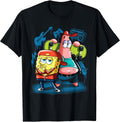 Punk Rock Spongebob with Patrick Star T-Shirt