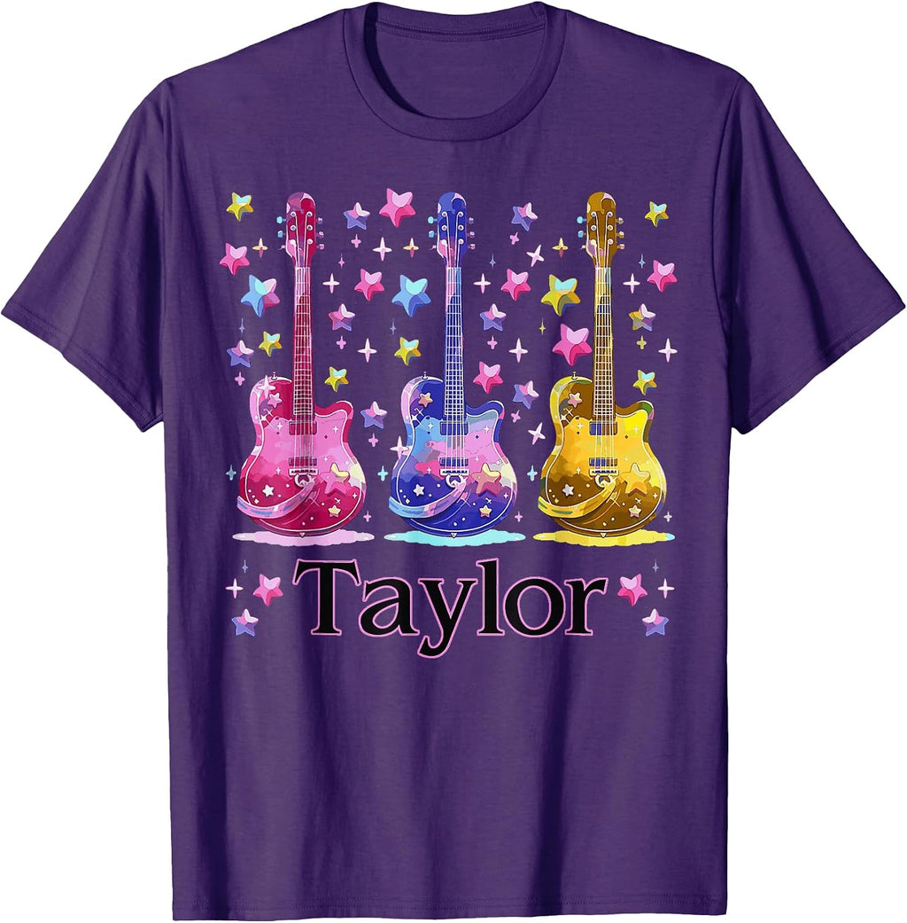 Girl Retro Taylor First Name Personalized Groovy