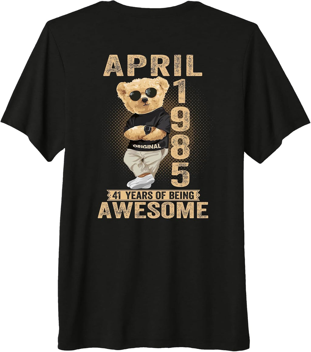 April 41st Birthday Men Women 1985 Awesome