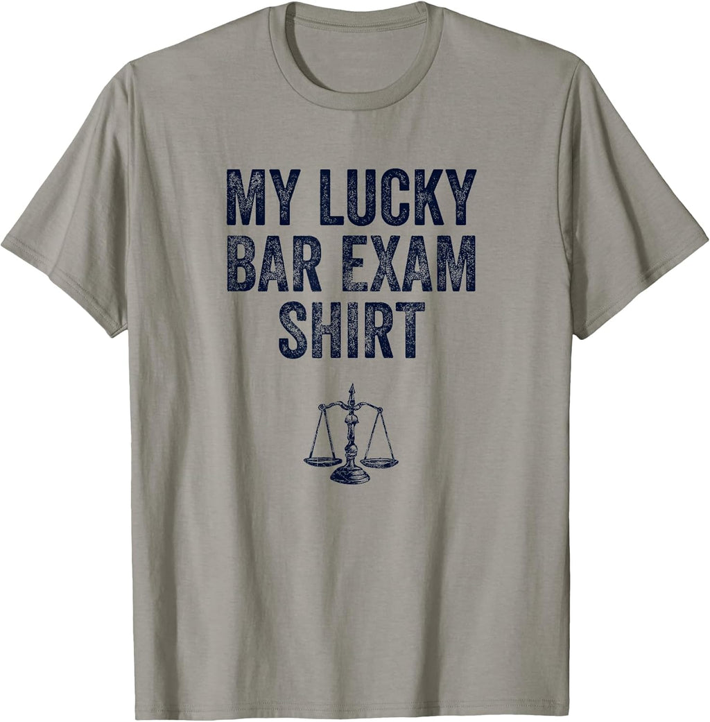 Bar Exam Shirt Funny Law School Graduation Gifts for Him Her T-Shirt