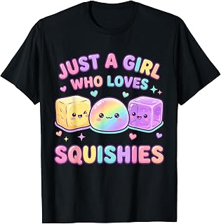 Girl Loves Squishies Kawaii Unisex T-shirt, Sweatshirt, Hoodie (1)