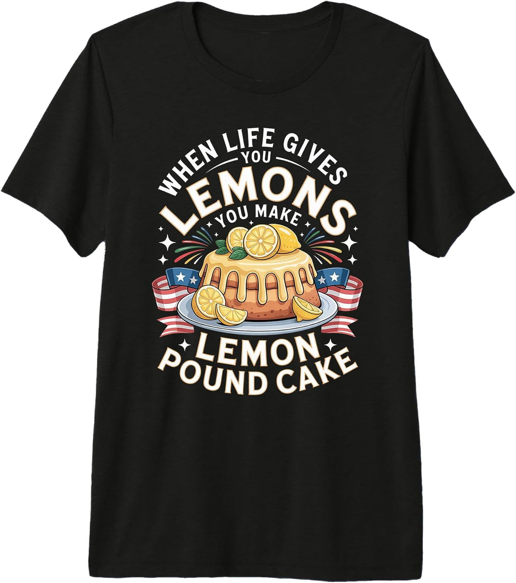 Justice For Lemon Pound Cake Trendy Meme Tee Funny