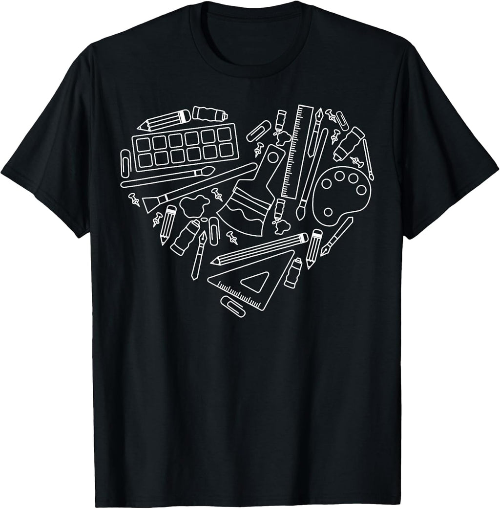 Art Teacher Painting Artist Painter Drawing Student T-Shirt