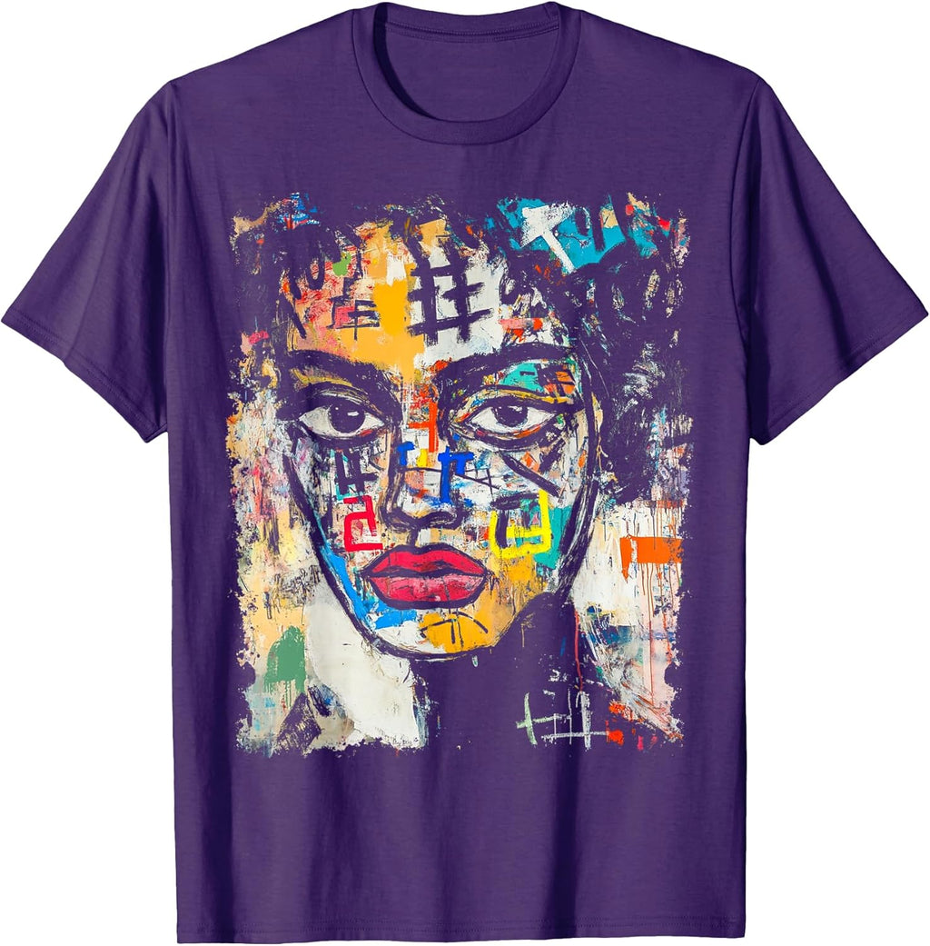 Pop Art Style Women's 90s Graffiti T-Shirt