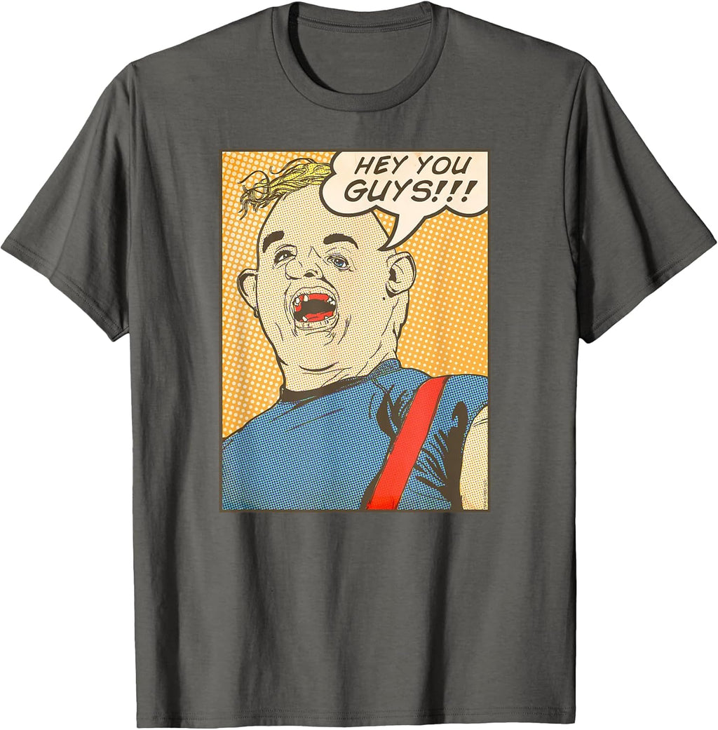 Sloth Pop Art Comic Book Illustration 80's Movie T-Shirt