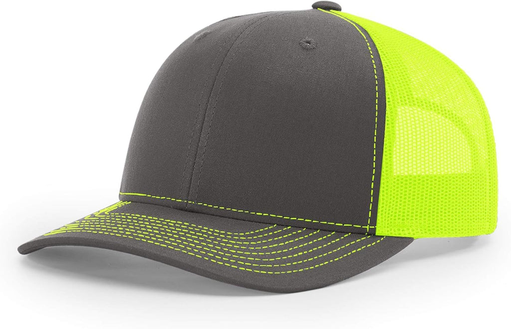 Richardson 112P Patterned Snapback Trucker Hat - Custom Leather Patch Hat | No Minimals | Volume Tiered Pricing