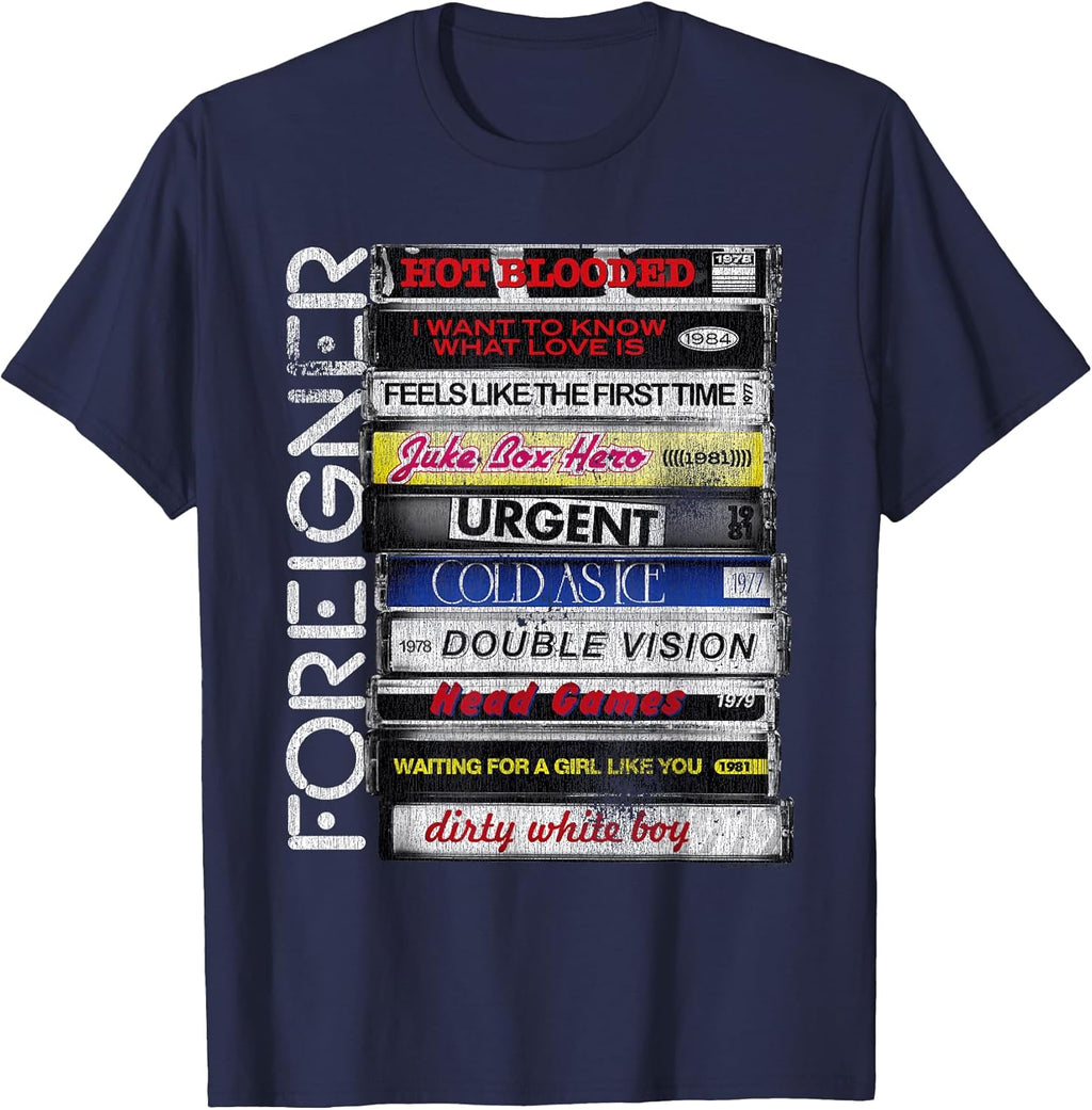 Classic Hit Songs 80s Rock Band T-Shirt