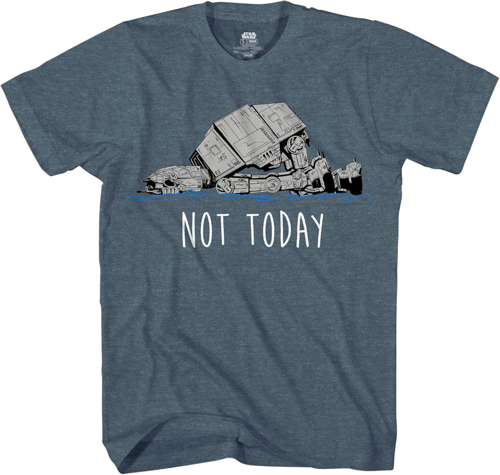 at-at Not Today Humor Funny Hoth Adult Graphic T-Shirt