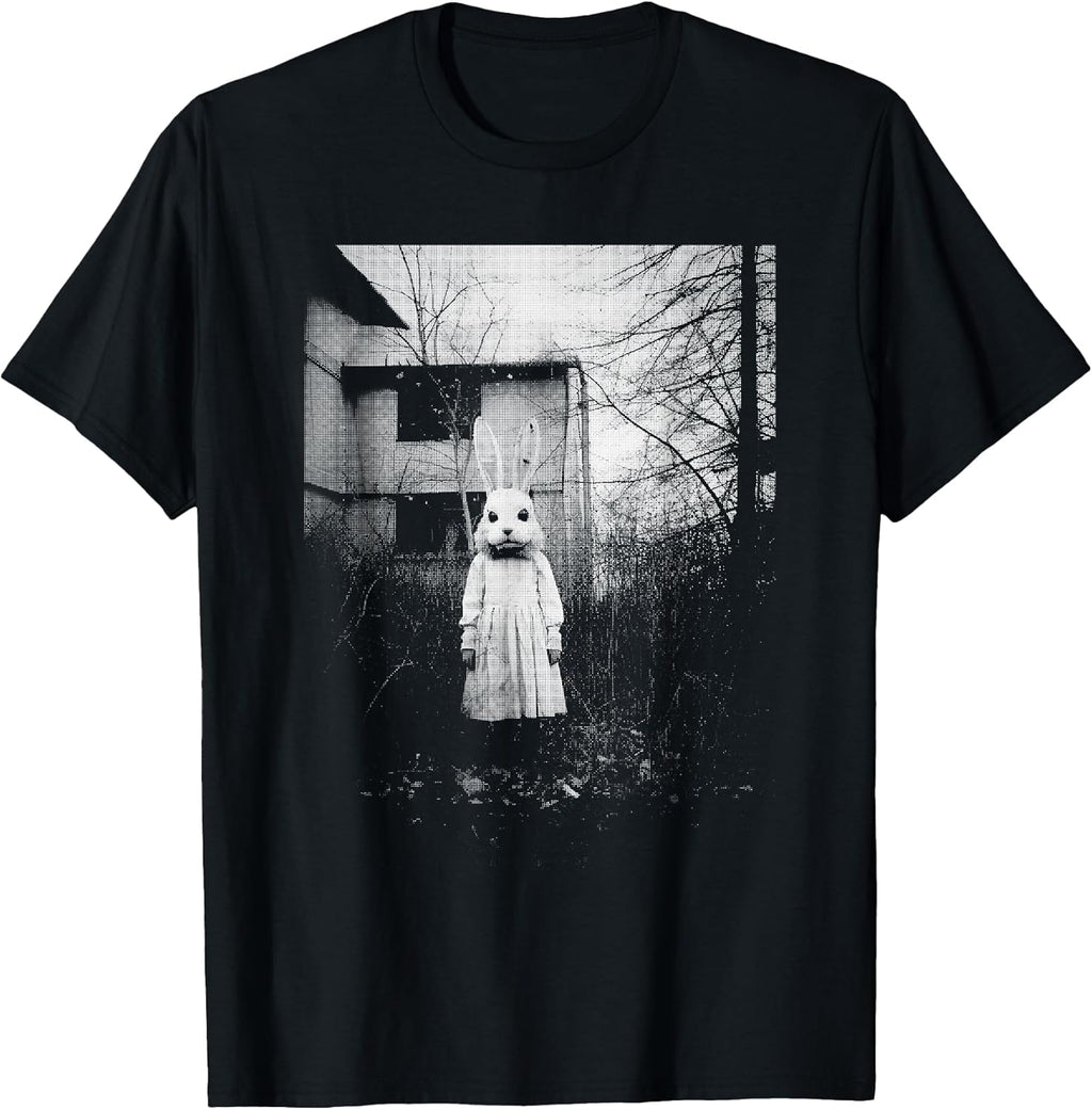 Horror Bunny Rabbit | Dark Creepy Unholy Gothic Halloween T-Shirt