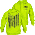 Red Blood Blue Collar Men's Pullover Hoodie