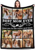 Personalized Mothers Day Birthday Gifts for Mom Wife from Daughter Son Husband Customized Photo Gifts for Mama Custom Blanket with Pictures Christmas Valentines Day Unique Gift for Mom Women