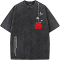 Mens Graphic Tees Vintage Oversized T-Shirts Casual Acid Wash Cotton Streetwear (S-2XL)
