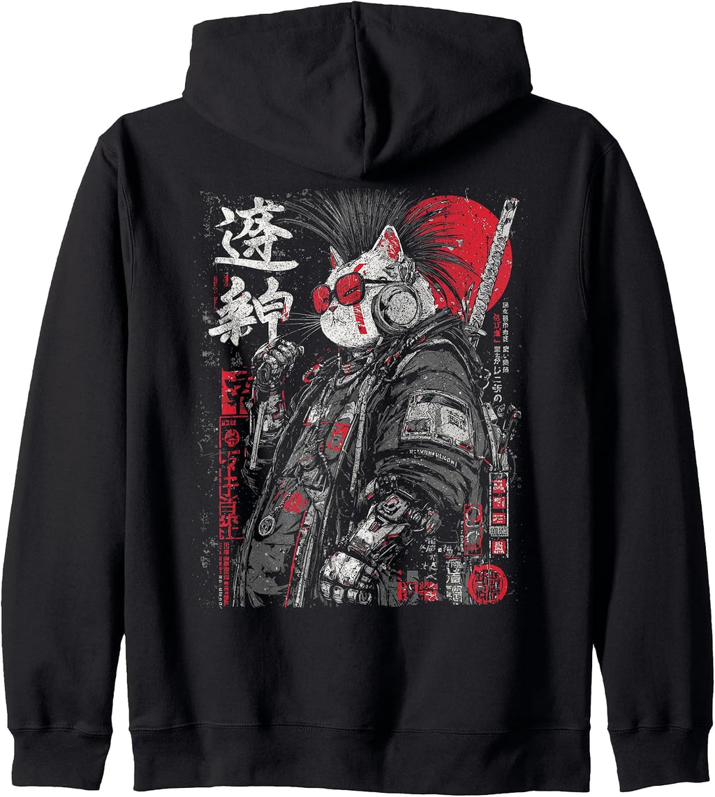 Anime Merch Cyberpunk Aesthetic Harajuku Outfits