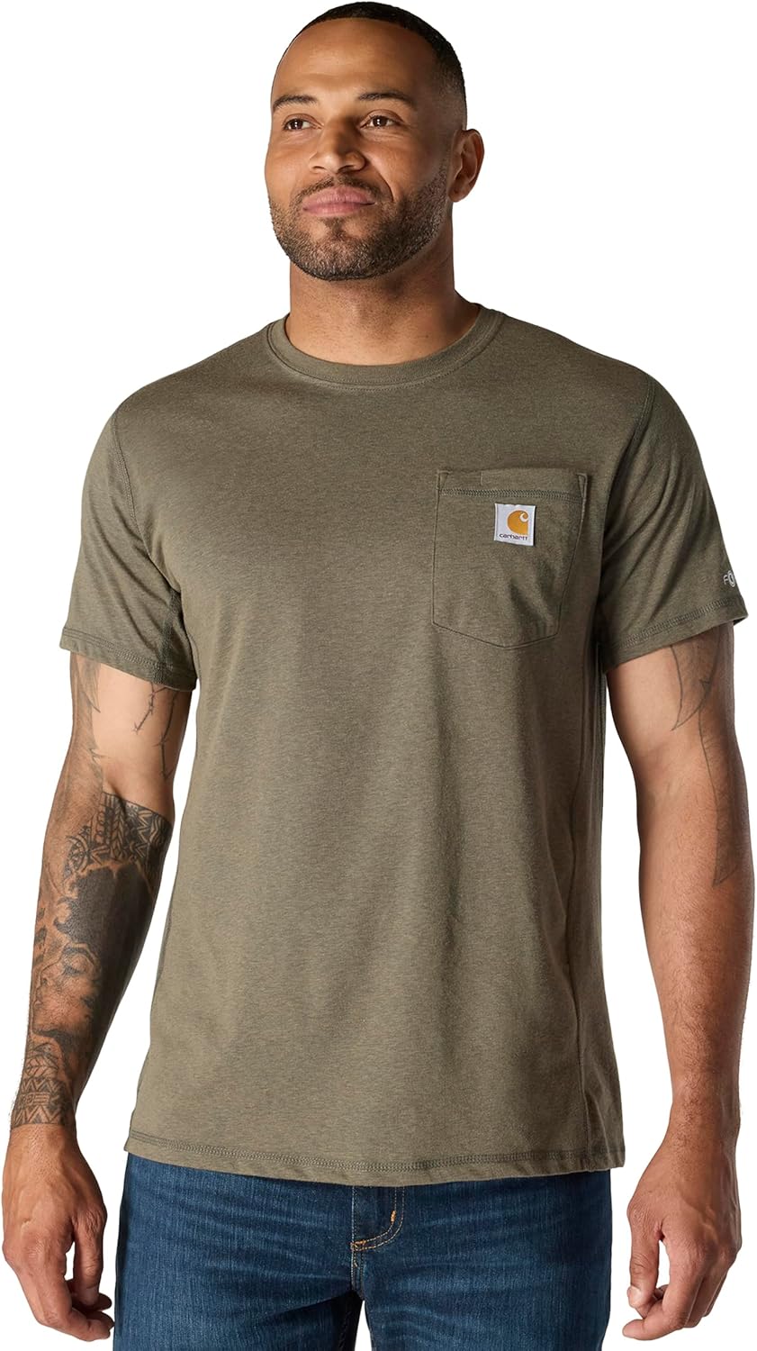 Men's Force Relaxed Fit Midweight Short-Sleeve Pocket T-Shirt
