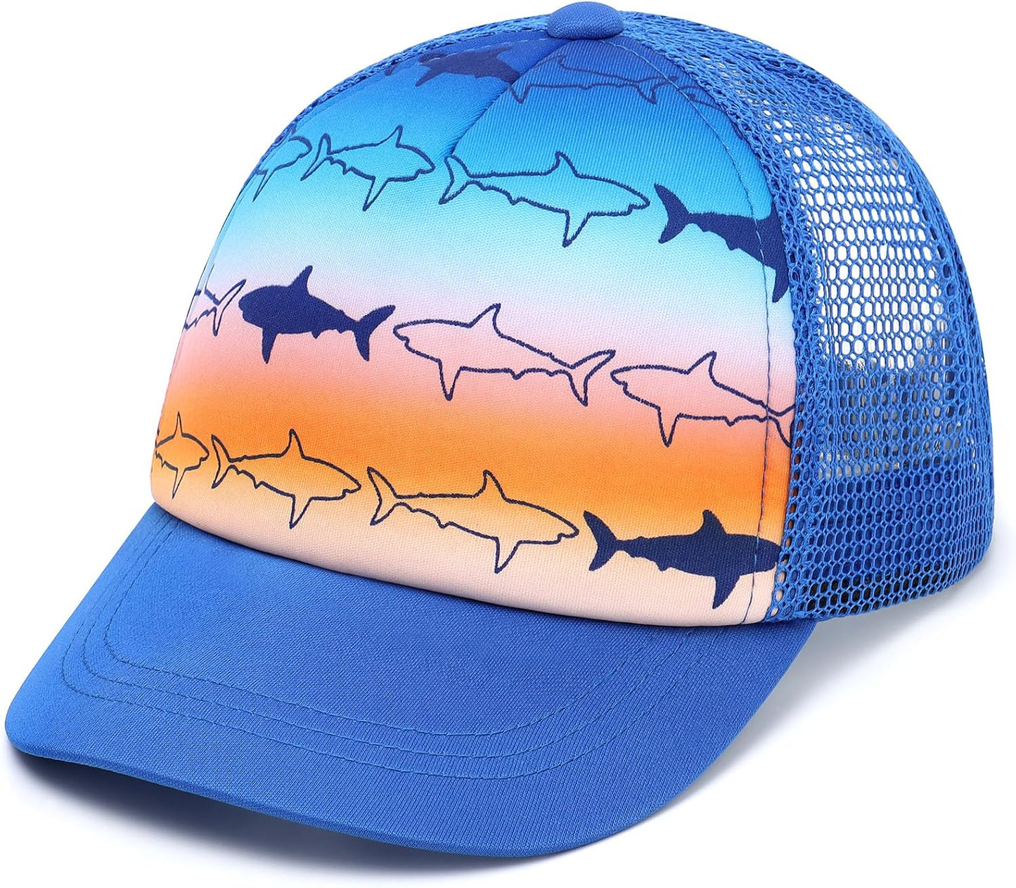 Toddler Baseball Cap Baby Cap Sun hat Print Dinosaur Pattern and Solid Color hat Kids boy Girl Age 0-8t