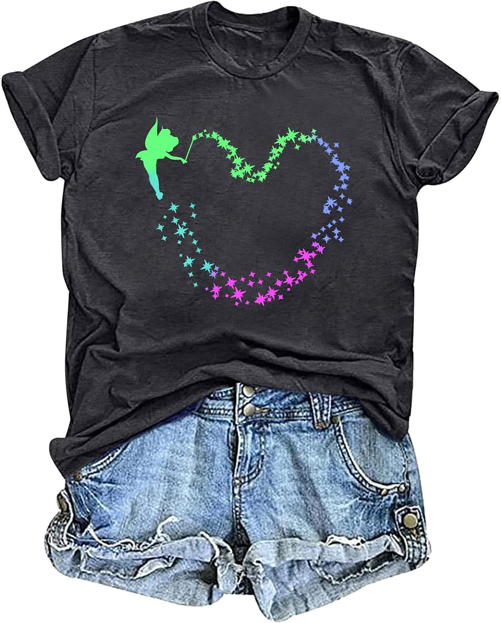 Magical Shirt for Women Funny Graphic Tee Family Vacation Short Sleeve Tops Summer Casual Tops
