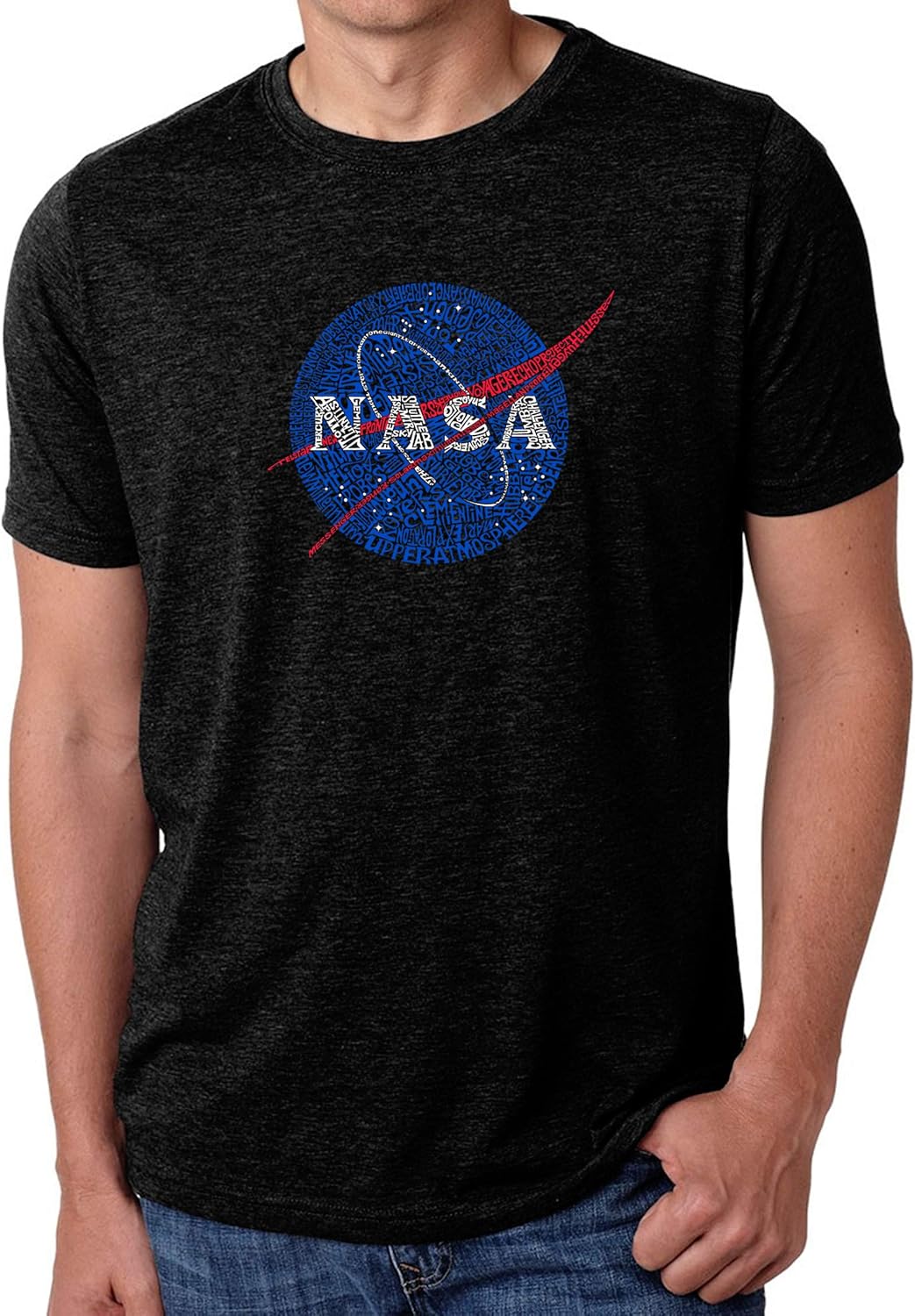 Men's Premium Blend Word Art T-Shirt - NASA's Most Notable Missions