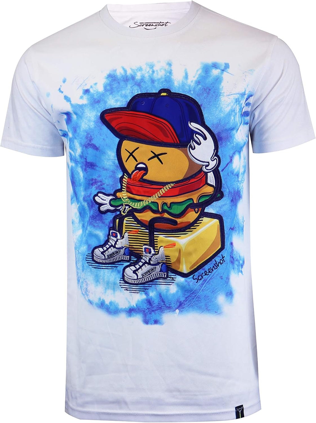 Screenshotbrand Mens Streetwear Fashion Premium Urban Tee - NYC Street Fashion Urbanwear Longline Print T-Shirt
