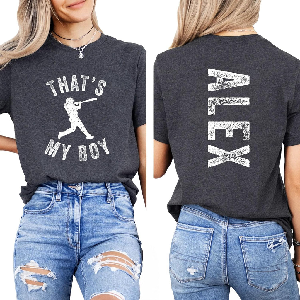 Personalized Baseball Mom Shirts for Women, Custom Shirt for Mothers Day, Custom Mama Baseball Shirt for Mom Era Game Day Tee, Grandma, Grandpa, Dad Gift