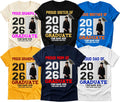 Custom 2026 Graduate Photo Shirt, Personalized Name & School, Class of 2026 Graduation T-Shirt with Photo Upload, Multiple Colors Available