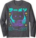 Anime Ramen Cat Retro Japanese Noodles Aesthetic